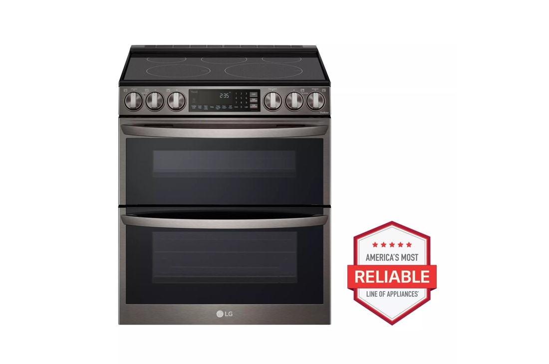 7.3 cu. ft. Smart Electric Double Oven Slide-in Range with InstaView ...